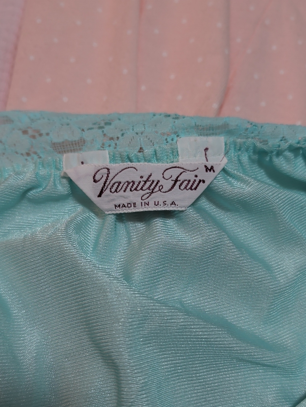 Vintage Women's Satin Nightgown - Picture 2 of 7